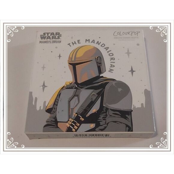 NiB~Colourpop Star Wars The Mandalorian Palette & Matching Makeup Bag - Picture 3 of 5